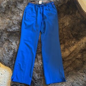 Royal blue scrub set both top and bottom included